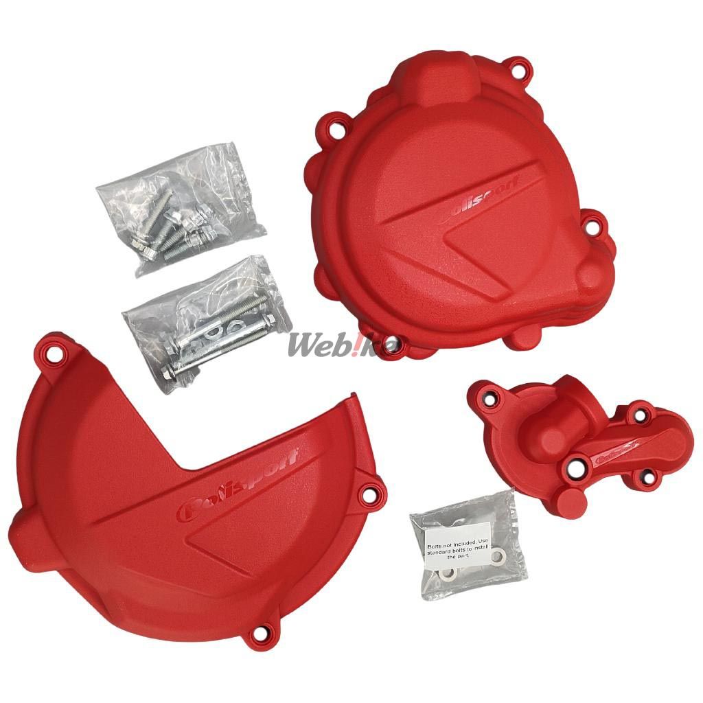 Engine Covers Protection Kit, RED