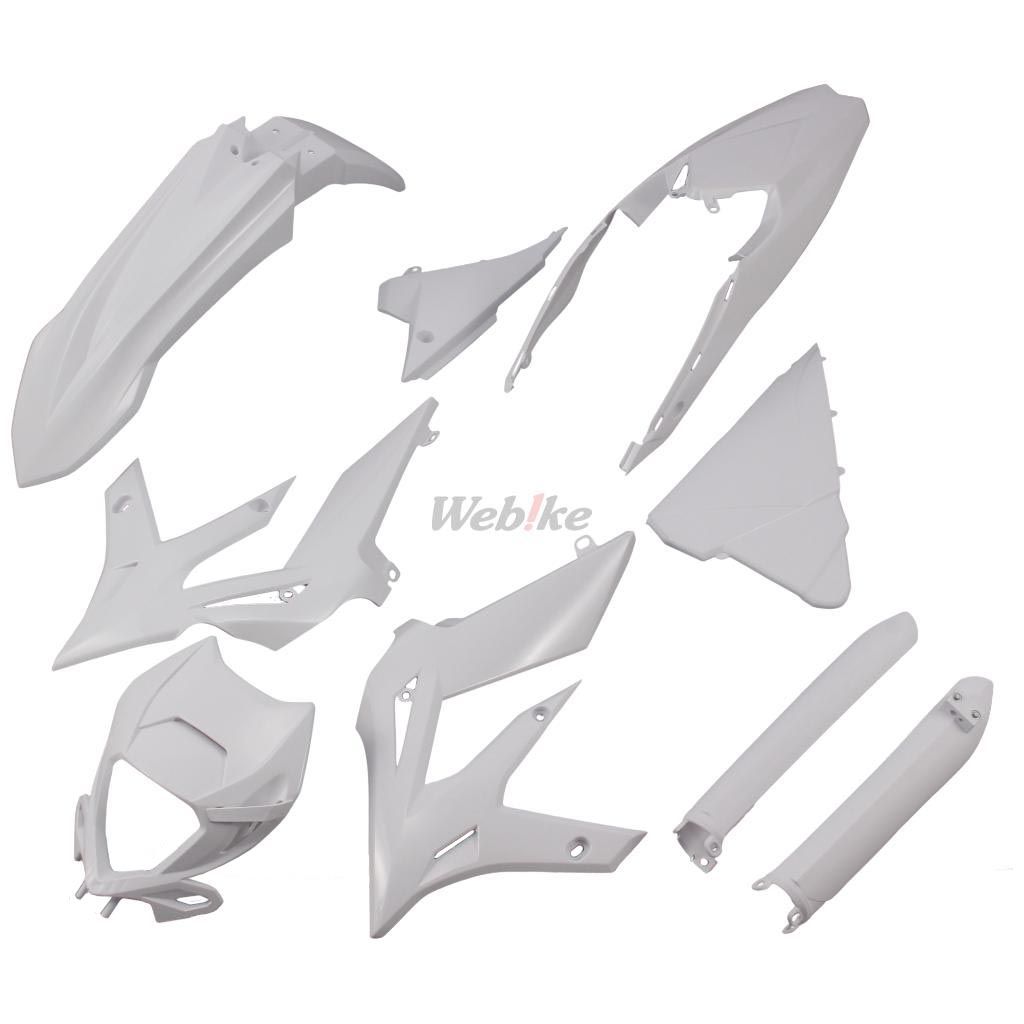FULL PLASTIC KIT, WHITE
