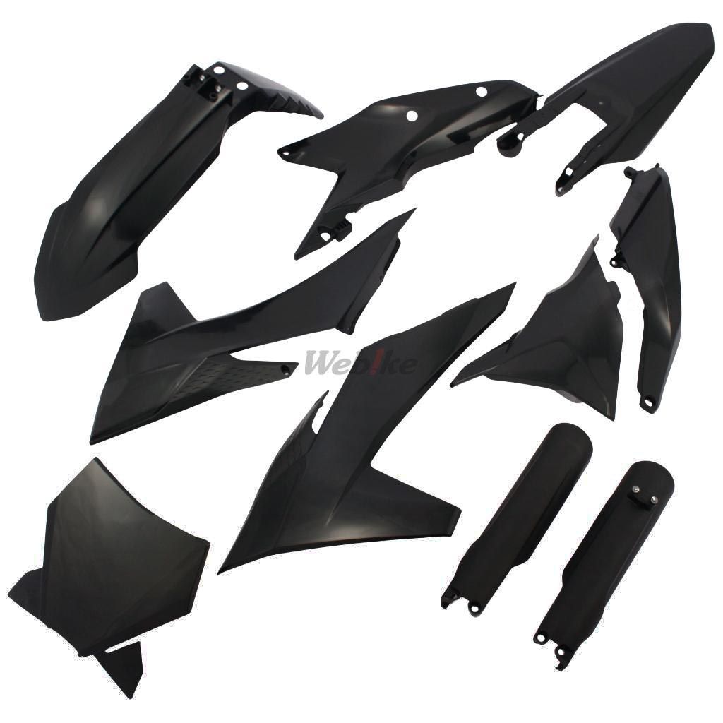 FULL PLASTIC KIT, BLACK