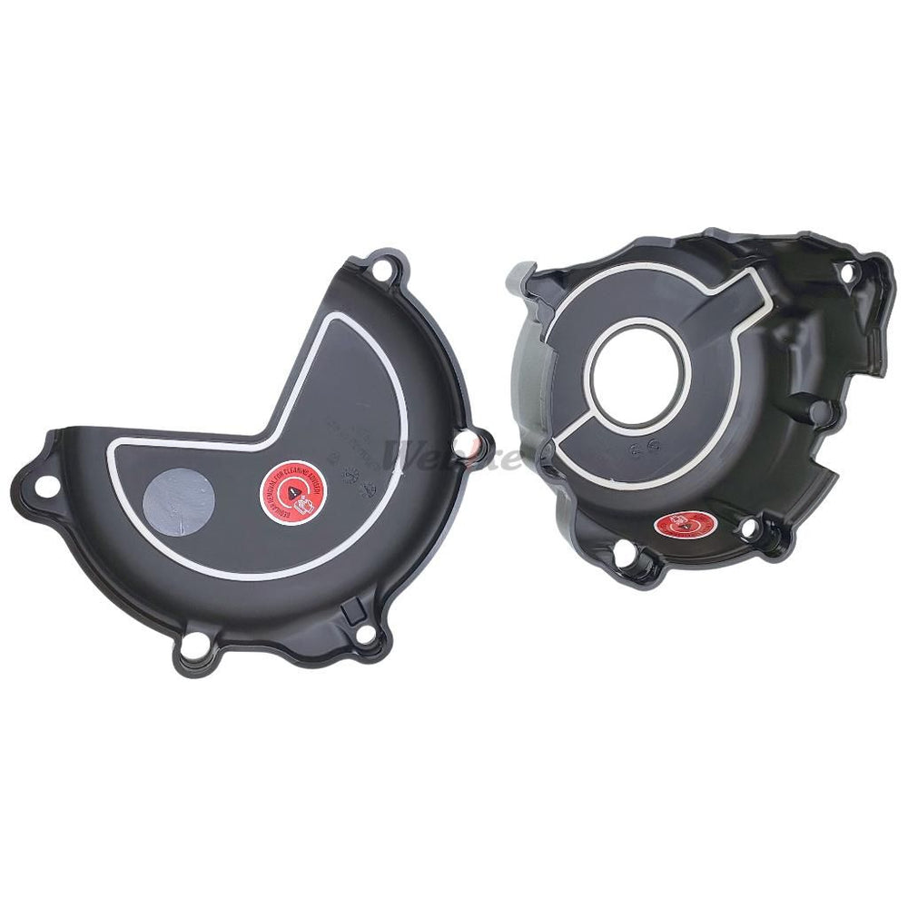 Kit Clutch+Ignition cover protector, BLACK