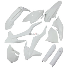 FULL PLASTIC KIT, WHITE KTM