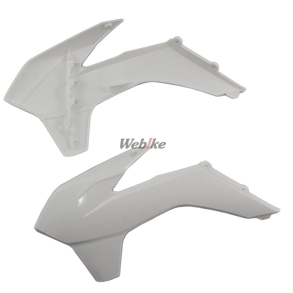 FULL PLASTIC KIT, WHITE KTM