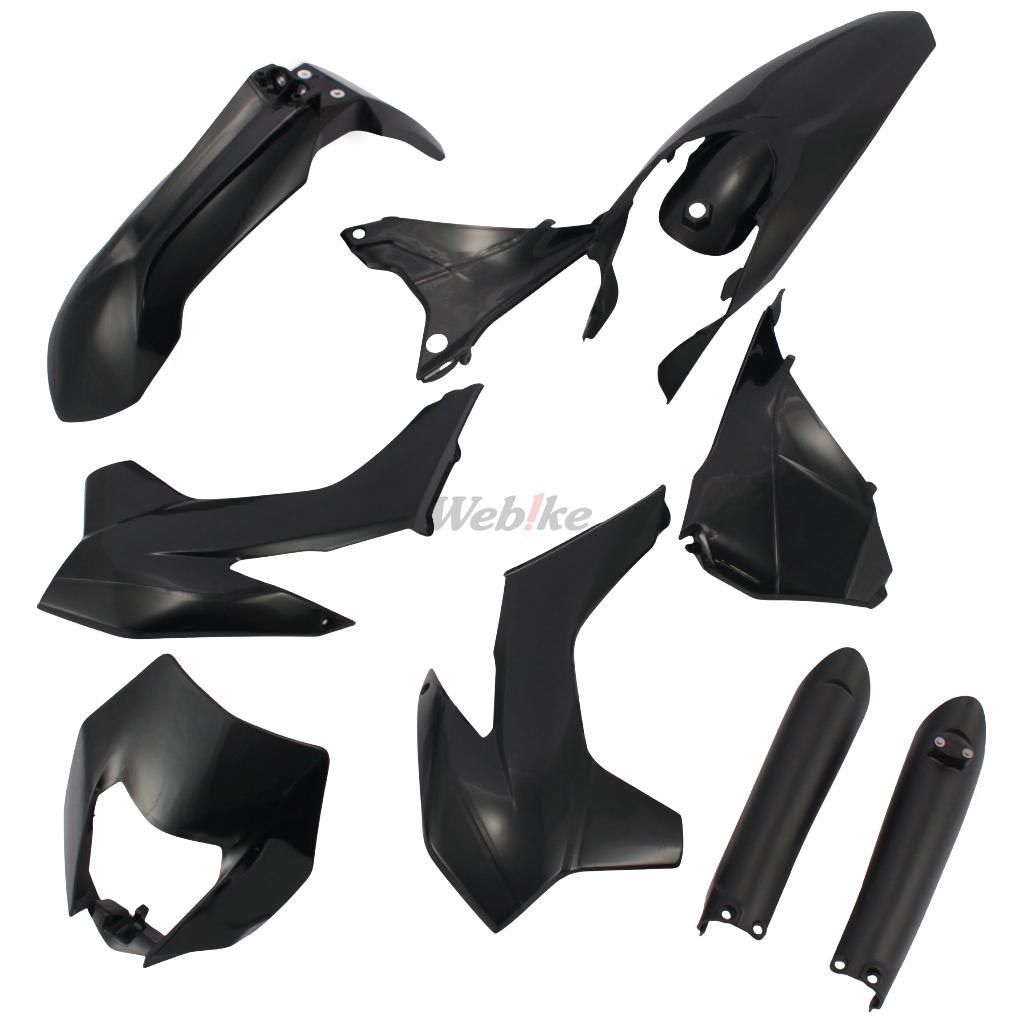 FULL PLASTIC KIT, BLACK