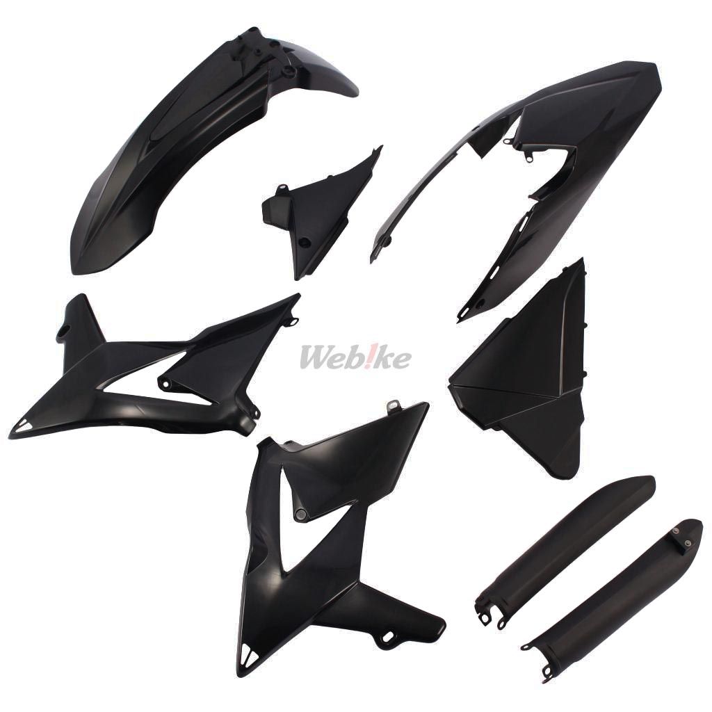 FULL PLASTIC KIT, BLACK