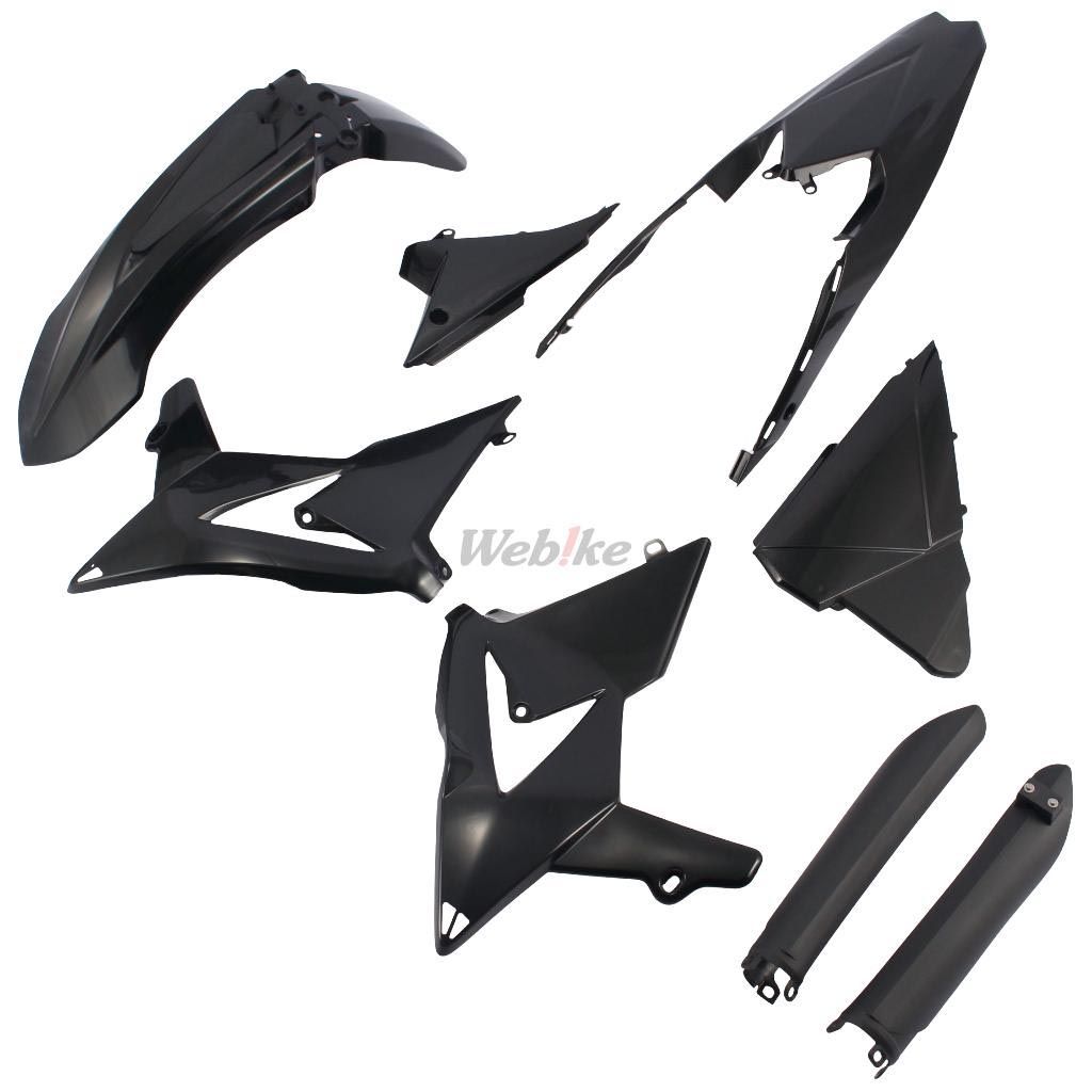 FULL PLASTIC KIT, BLACK