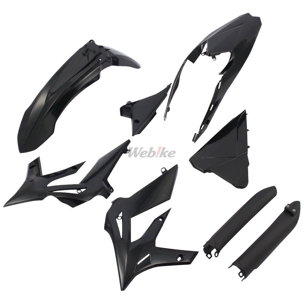 FULL PLASTIC KIT, BLACK