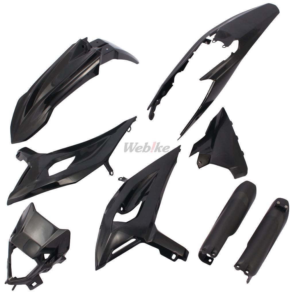 FULL PLASTIC KIT, BLACK