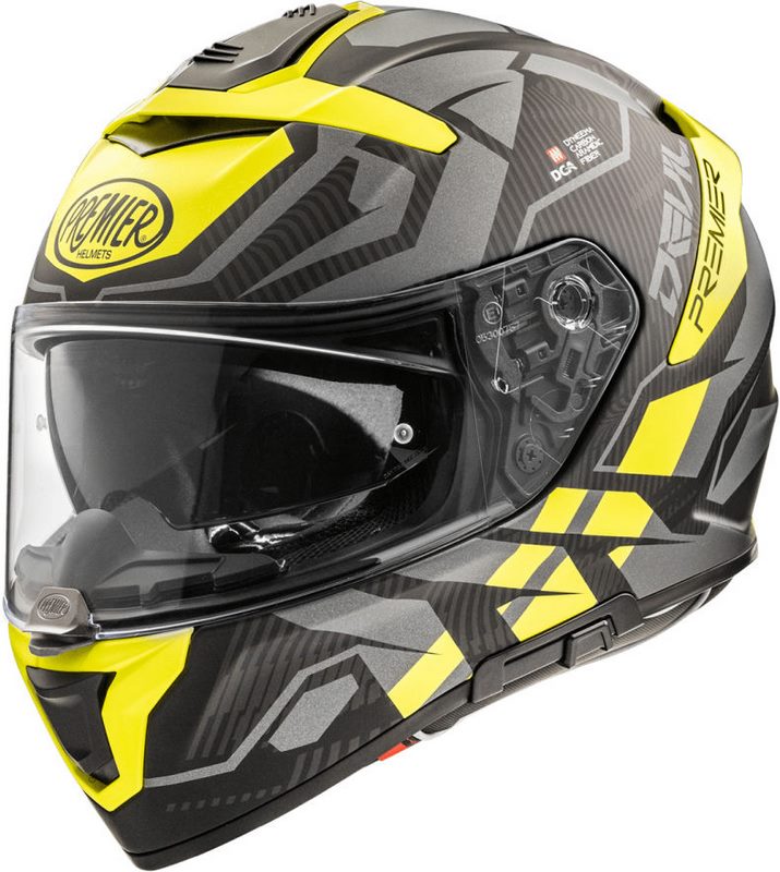 Premier Full Face Helmet 22 Devil JC Y BM | APINTDEVFIBJCY