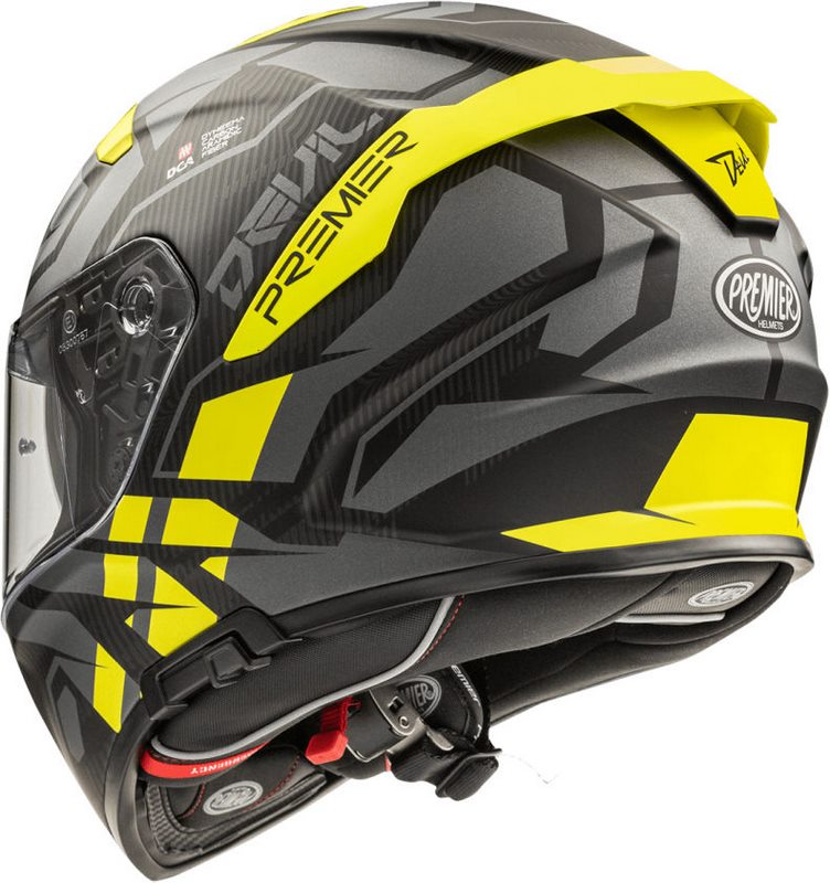 Premier Full Face Helmet 22 Devil JC Y BM | APINTDEVFIBJCY