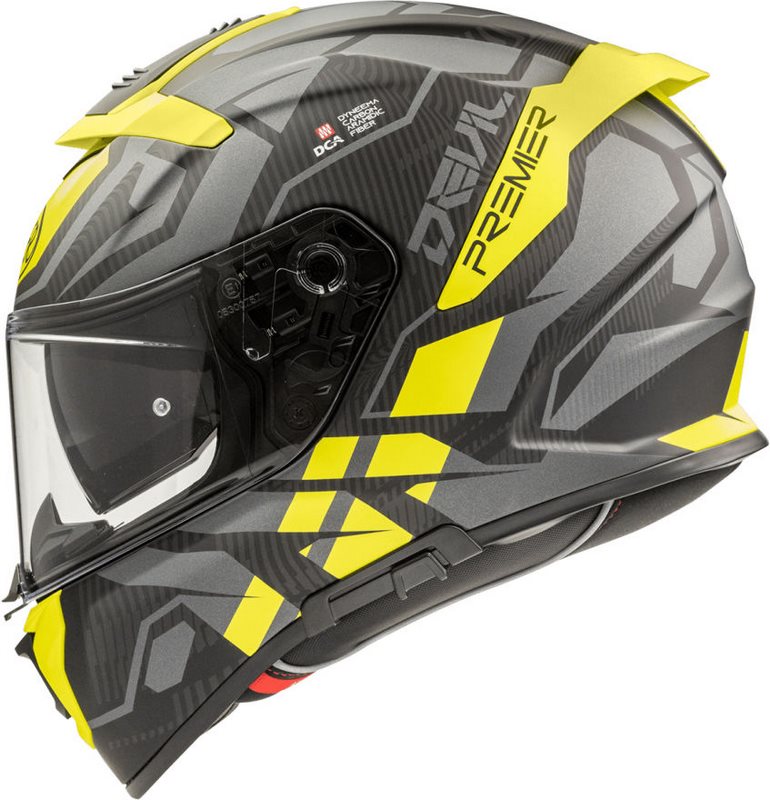 Premier Full Face Helmet 22 Devil JC Y BM | APINTDEVFIBJCY