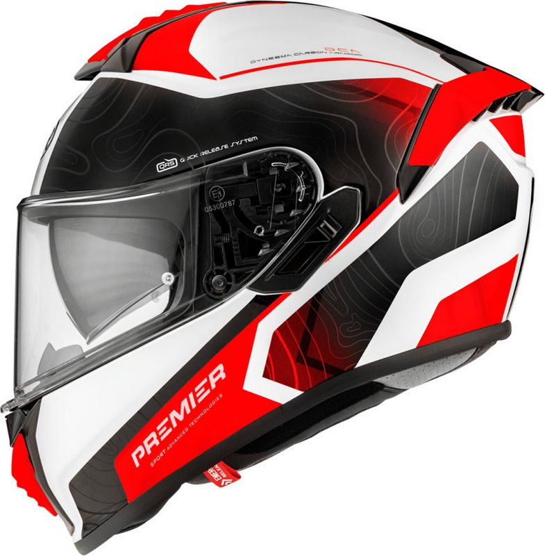 Premier Full Face Helmet 22 Evoluzione DK 2 BM pinlock include | APINTEVLFIBDK2