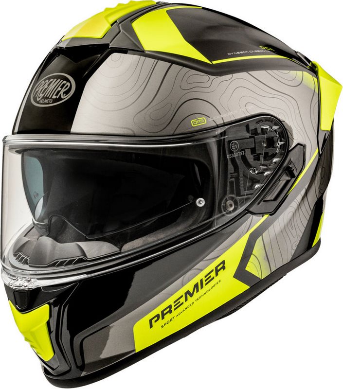 Premier Full Face Helmet 22 Evoluzione DK Y pinlock included | APINTEVLFIBDKY