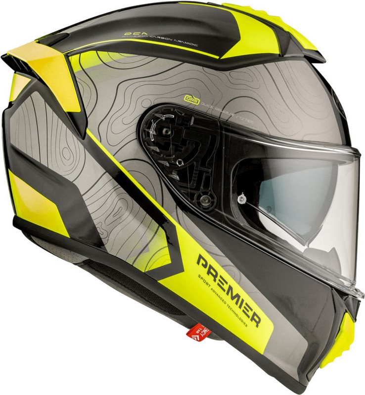 Premier Full Face Helmet 22 Evoluzione DK Y pinlock included | APINTEVLFIBDKY