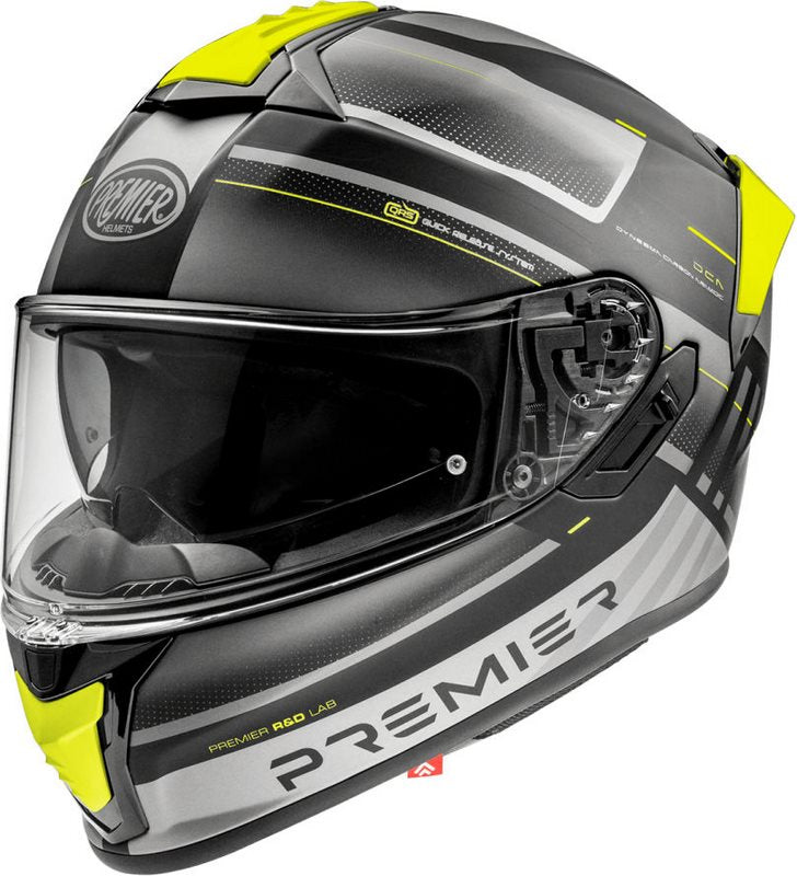 Premier Full Face Helmet 22 Evoluzione SP Y BM pinlock include | APINTEVLFIBSPY