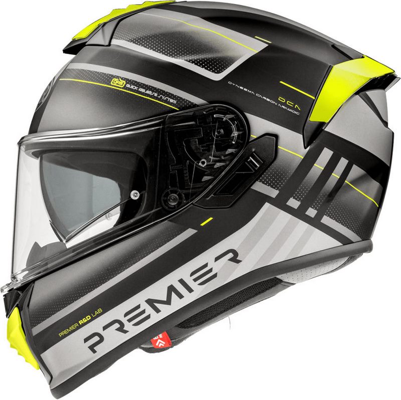 Premier Full Face Helmet 22 Evoluzione SP Y BM pinlock include | APINTEVLFIBSPY