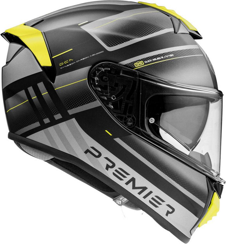 Premier Full Face Helmet 22 Evoluzione SP Y BM pinlock include | APINTEVLFIBSPY