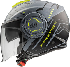 Premier Open Face Helmet 22 Cool Evo NTY GREY BM | APJETCOOFIBNYG