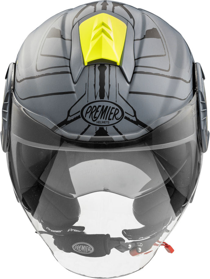 Premier Open Face Helmet 22 Cool Evo NTY GREY BM | APJETCOOFIBNYG