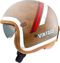 Premier Open Face Helmet 22 VINTAGE EVO PLATIN ED.BOS DO OS BM | APJETVIEFIBBDO