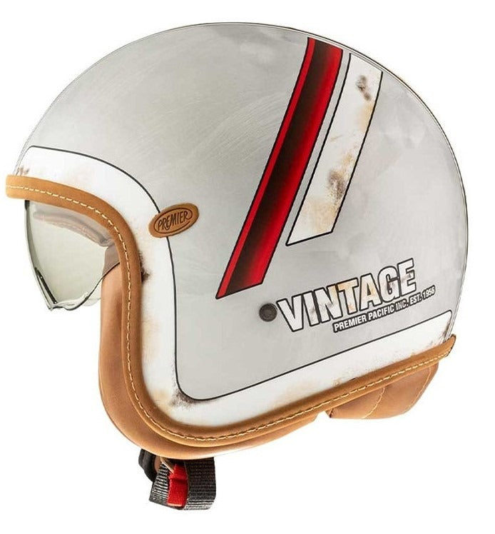 Premier Open Face Helmet 22 VINTAGE EVO PLATINUM ED.DR DO 8 BM | APJETVIEFIBDR8