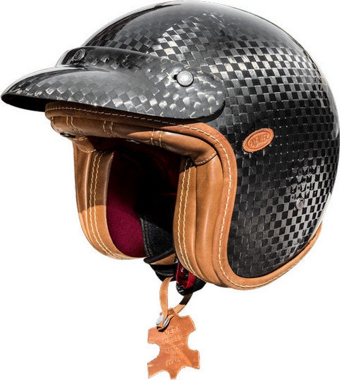 Premier Open Face Helmet VINTAGE CLASSIC CARBON TECH.E. | APJETVINCARANN