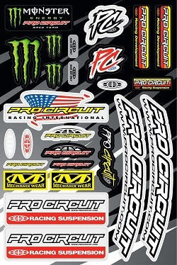 PRO CIRCUIT PRO CIRCUIT STICKER KIT | DC18DLX