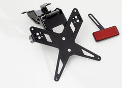 PROTECH license plate holder kit including reflector and plate light , Black | 7210001