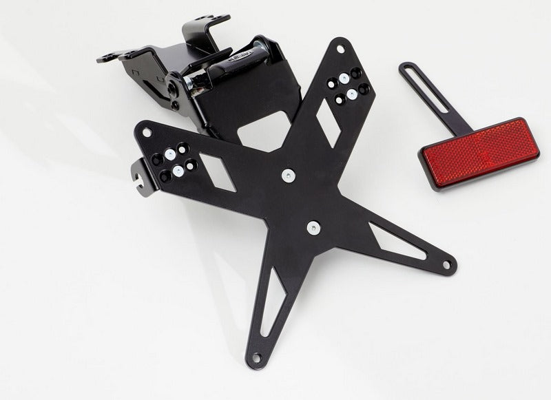 PROTECH license plate holder kit including reflector and plate light , Black | 7210024