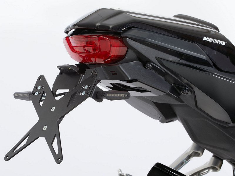 PROTECH license plate holder kit including reflector and plate light , Black | 7210043