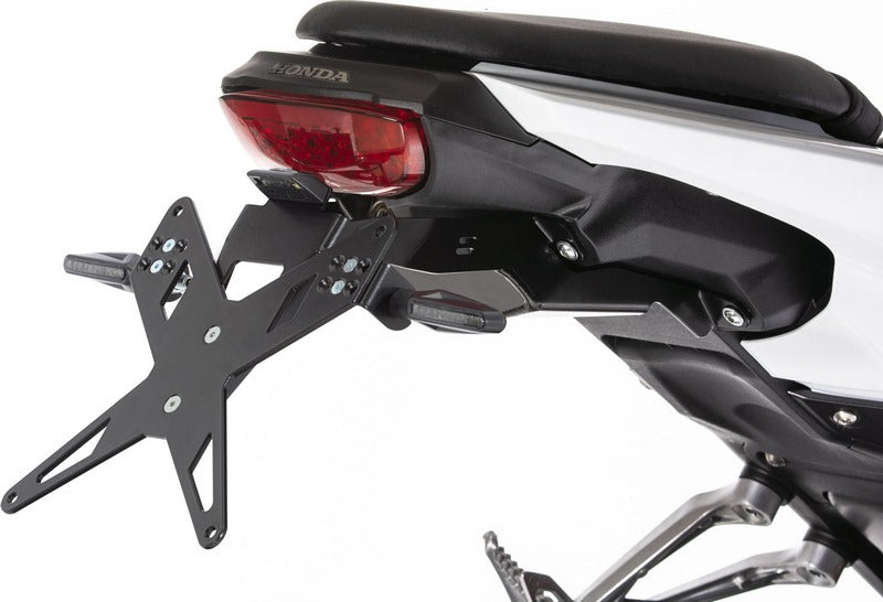 PROTECH license plate holder kit including reflector and plate light , Black | 7210044