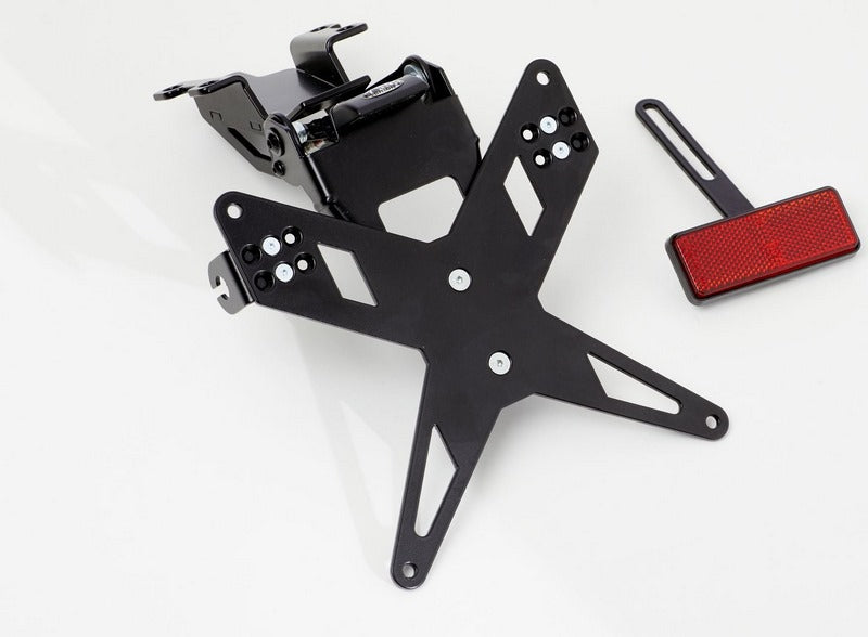 PROTECH license plate holder kit including reflector and plate light , Black | 7210051