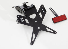 PROTECH license plate holder kit including reflector and plate light , Black | 7210053