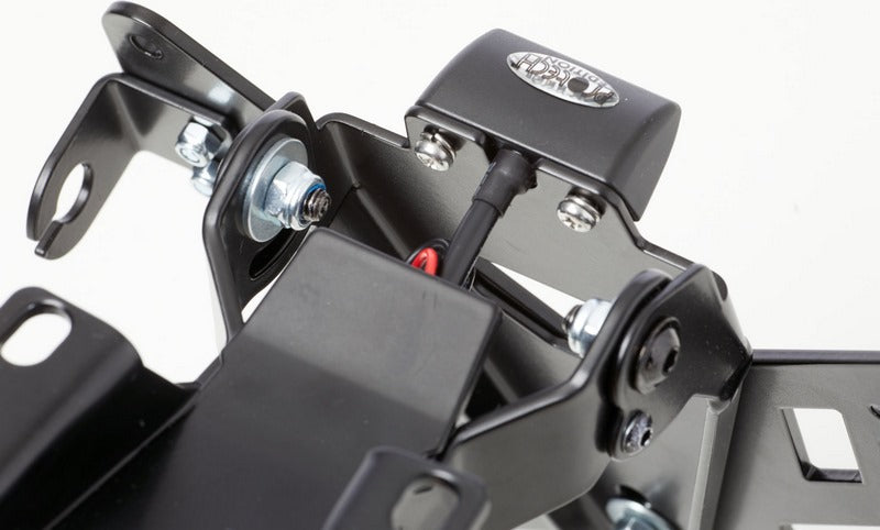 PROTECH license plate holder kit including reflector and plate light , Black | 7210053
