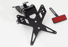 PROTECH license plate holder kit including reflector and plate light , Black | 7210055