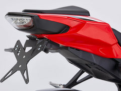 PROTECH license plate holder kit including reflector and plate light , Black | 7210083