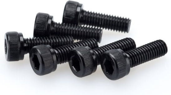 Puig Anodized Aluminium Screws, Black | 0146N