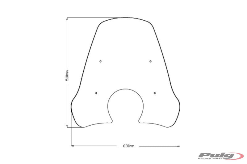 PUIG Windshield GTS Touring | 20501