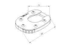PUIG Kickstand Extension with Standard Suspension | 20583