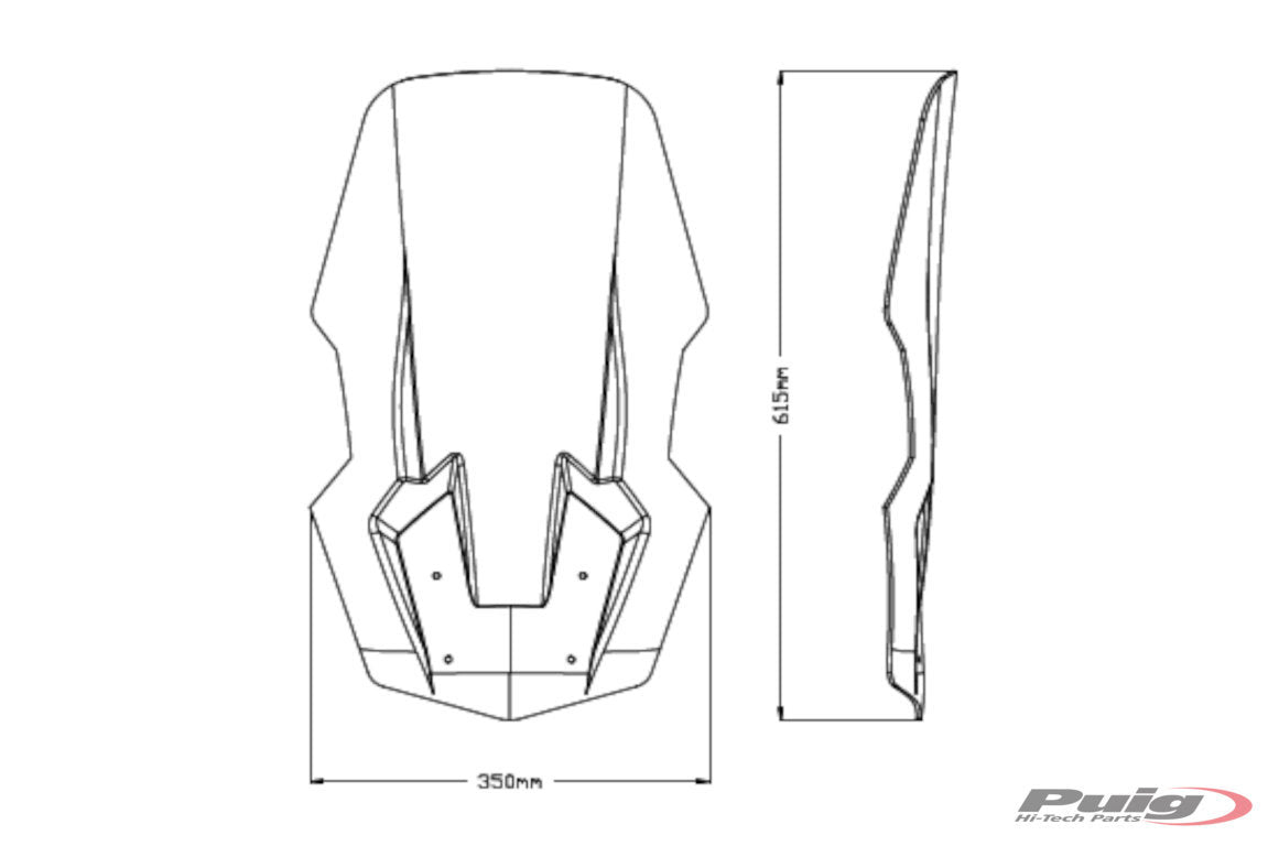 Puig Windshield V-Tech Line Touring  | 20713