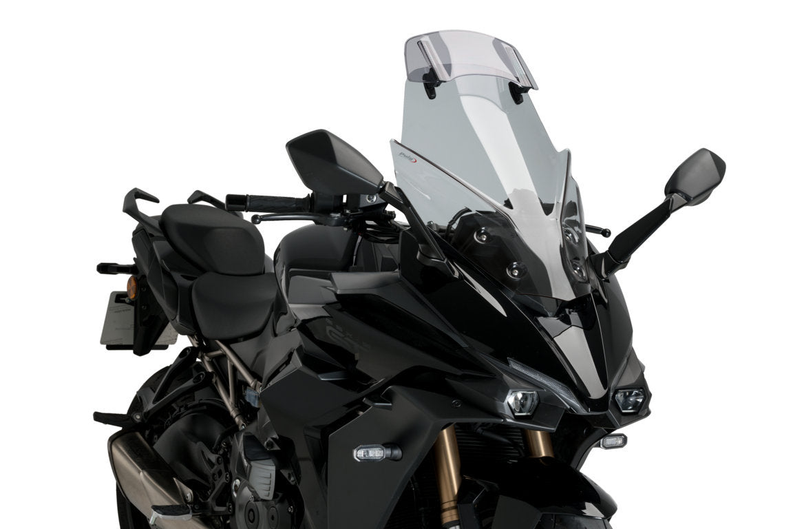 Puig Touring Windshield With Visor Smoke | 21343H