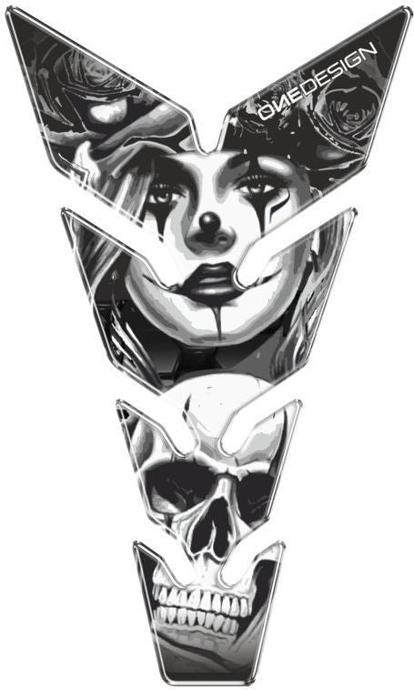 Puig TANK PAD SKULL & POKER | 21435