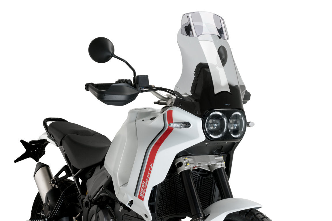 Puig Touring Windshield With Visor Smoke | 21438H