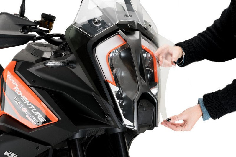 Puig Adhere Headlight Protector Clear | 21444W