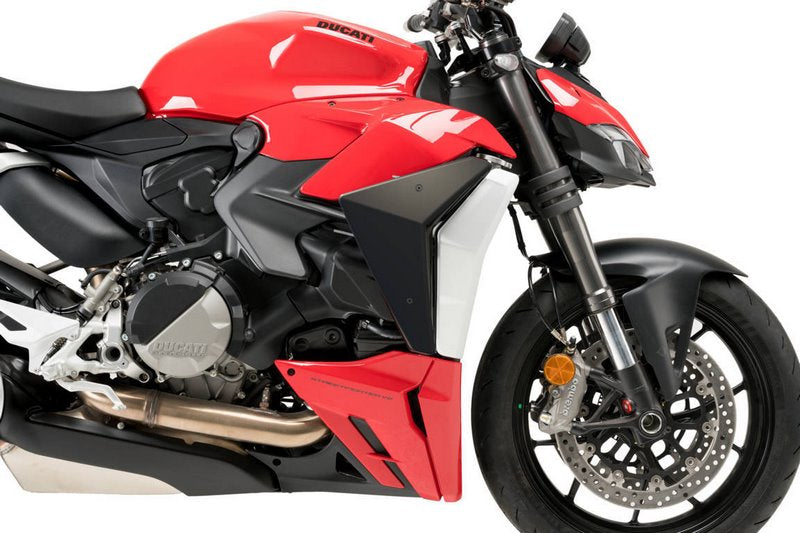 Puig Downforce Naked Side Spoilers Matt Black | 21475J