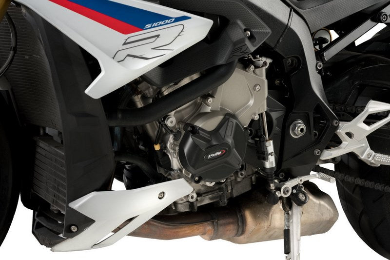 Puig Engine Cover Track For Championship Black | 21502N