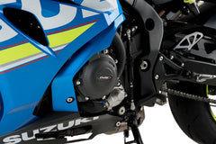 Puig Engine Cover Track For Championship Black | 21517N