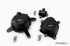 Puig Engine Cover Track For Championship Black | 21520N