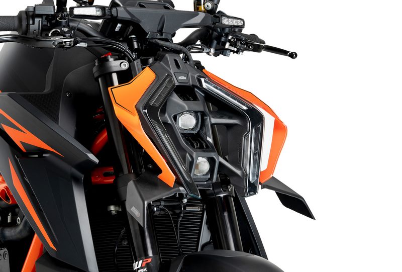 Puig Naked Frontal Spoilers Matt black | 21909J