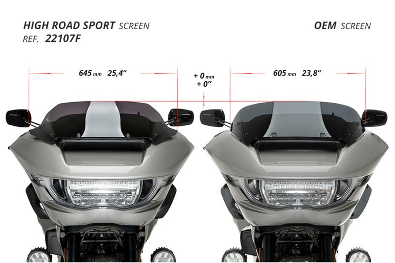 Puig_High-Road Sport Screen Harley Davidson Road Glide | 22107W