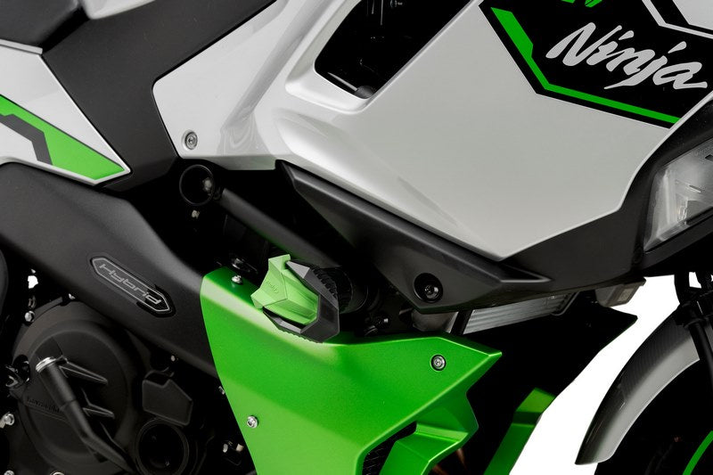Puig_Crash Pads R19 Kawasaki Ninja Hybrid 24' C/Black | 22175N
